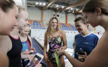 Юлия Ефимова в Школе Плавания
